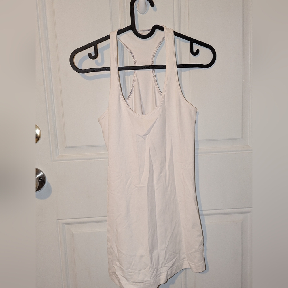 Lululemon Women's Size 6, Off White, Swiftly Tech Racer Back, Tank Top